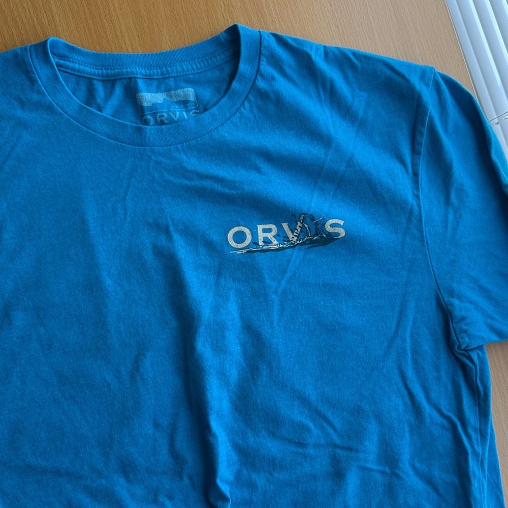 Orvis Vibrant Blue Short Sleeve Tee